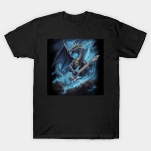 Lightning Dragon Rockin Out T-Shirt